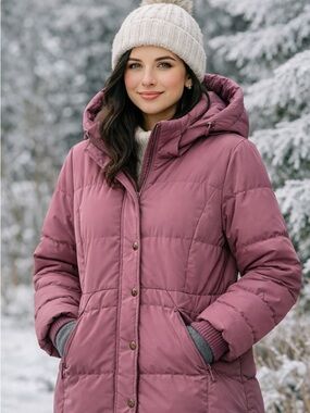 Lands' End Cozy Plush Fleece Jacket - Deep Raspberry